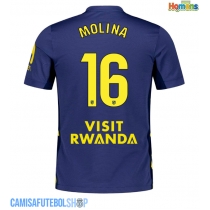 Camisa de time de futebol Atletico Madrid Nahuel Molina #16 Replicas 2º Equipamento 2025-26 Manga Curta